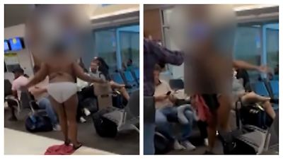 USA: Wut-Striptease am Gate! Passagierin zieht vor Wut blank USA: Wut-Striptease am Gate! Passagierin zieht vor Wut blank